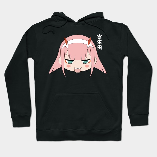 Kawaii Zero Two Hoodie by Kishumu